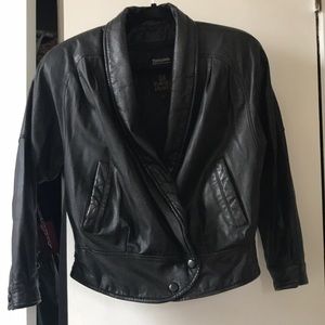 Leather Moto Jacket w/removable Thinsulate liner